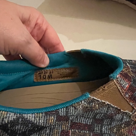 Twisted X Women's Zero-X Slip-On Shoes - Moc Toe Tan 10 Medium Blue Tan Comfort - Picture 4 of 11